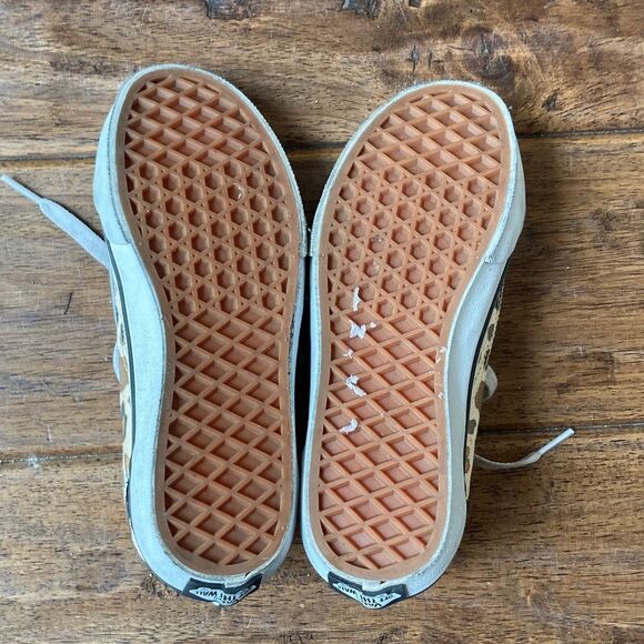 Vans Kids Old Skool Leopard Glitter Sneaker Sz 2.5 - Picture 2 of 10